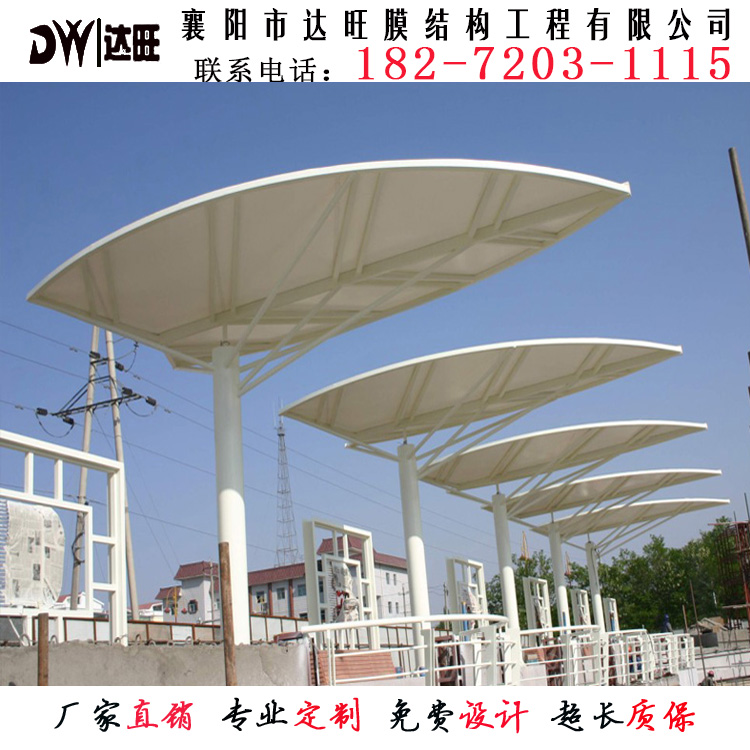 膜结构景观张拉棚