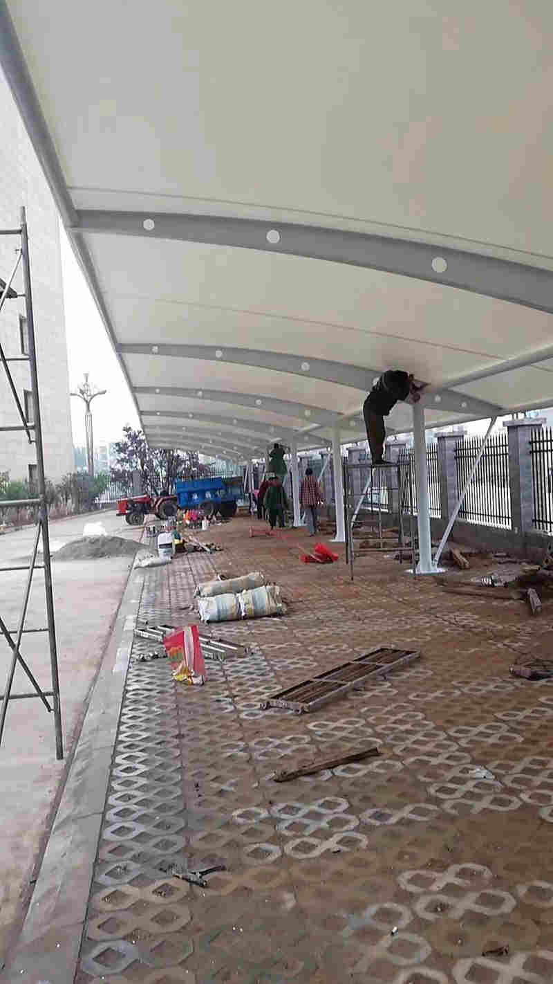 广元水文水资源勘测局膜结构车棚